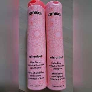 Amika mirrorball shampoo and conditioner set full size